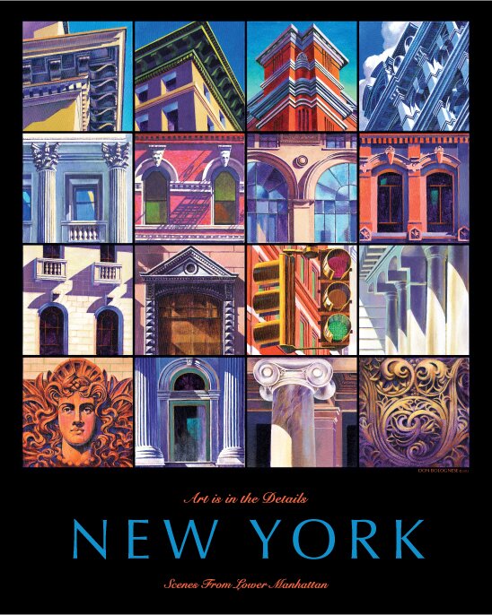 poster image: New York, art is in the details